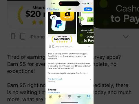 Five Surveys app