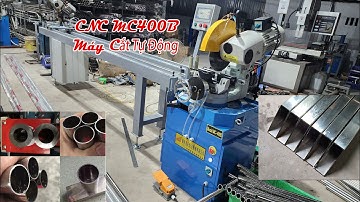 Máy cắt cấp phôi tự động, cắt inox , cắt sắt không bavia.