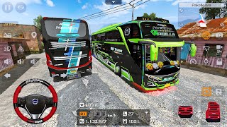 Bus Pariwisata QQ Trans Nabila Adu Basuri Dengan Winspector #bus #bussimulatorindonesia #simulator