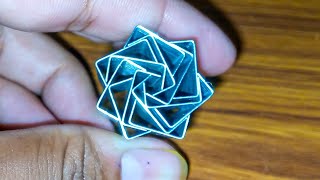 Make Star From Stapler pins || Stapler pins craft || creativity