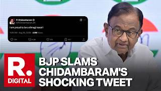 Shameful Crude Vulgar BJP Leaders Call Out Chidambaram s Dimaagi Naxal Post