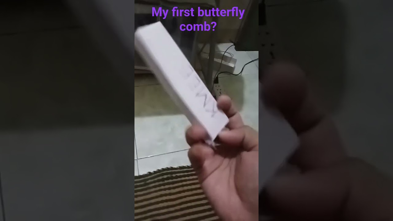 My first butterfly knife/comb 