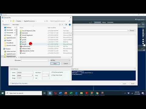 Loading Excel Data to R : V#12 Tutorial 1 for data reading in R.
