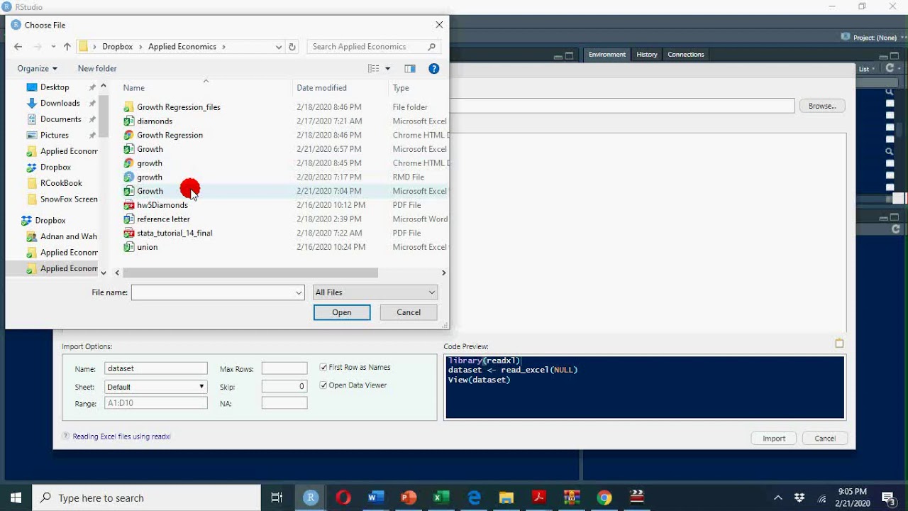 Loading Excel Data to R : V#12 Tutorial 1 for data reading in R. - YouTube