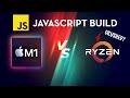 M1 vs Ryzen 7 | JavaScript Build Test - Another Knockout