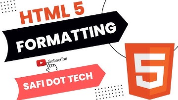 7. HTML Formatting in Hindi | How to Write HTML Formatting Tags in Urdu - SafiDotTech