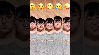 【チャレンジ】かんあきファミリーだれがいちばん表情豊か？#Shorts