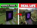Minecraft vs Real Life – When Minecraft Objects Become Reality! ⚡
