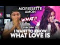 Morissette Amon Reaction I Want To Know What Love Is (Cover) | Dereck Reacts