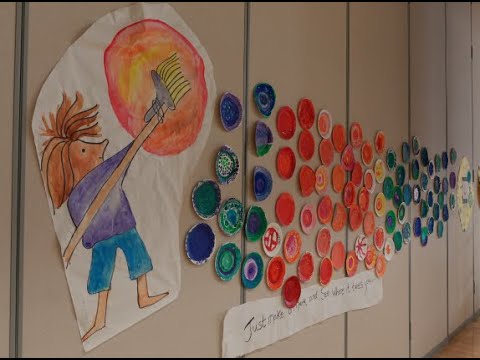 Daybreak Primary students celebrate International Dot Day