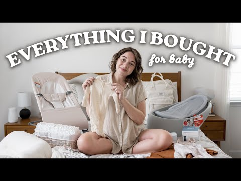 EVERYTHING I Bought For BABY 2024 | Newborn Haul \u0026 What’s On My Baby Registry (Minimal Edition)