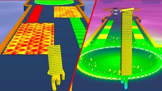 Brick Builder 3D Game Colors Run All Levels Gameplay iOS,Android Mobile Walkthrough Level XSEPQ screenshot 3