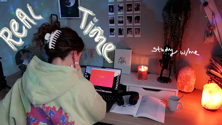 real time study with me | pomodoro sessie met pauz...