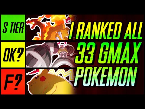 I Ranked All 33 Gigantamax Pokemon Forms | Mr1upz