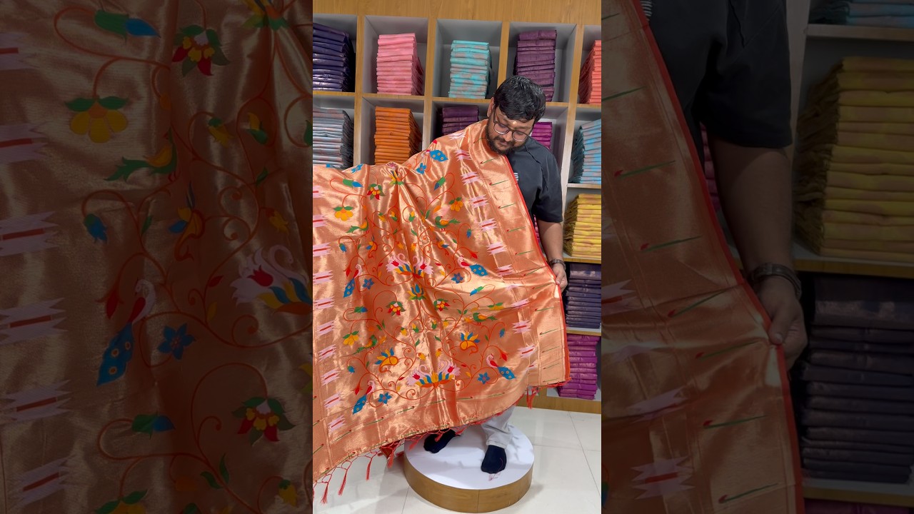 Paithani Soft Silk Rajhans Jaal Dupatta