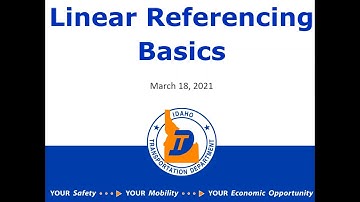 Linear Referencing Basics