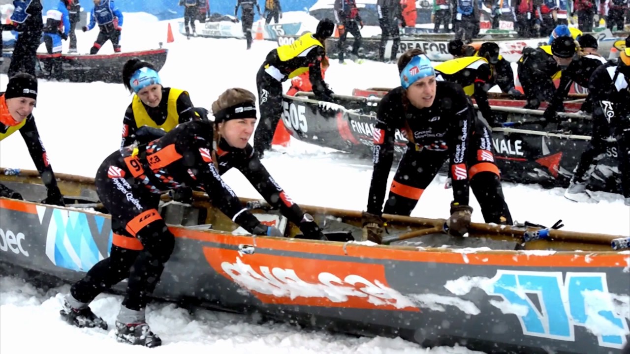Course de canots à glace du Carnaval de Québec 2017 YouTube Course de canots à glace du Carnaval de Québec 2017 YouTube