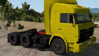 BeamNg drive Тест грузовика КАМАЗ
