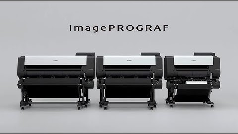 大判プリンター imagePROGRAF TXシリーズ（ナレーション付き）【キヤノン公式】