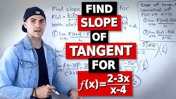 MCV4U (Grade 12 Calculus & Vectors) - Find Slope of Tangent for Rational Function