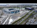 Etihad stadium north stand  man city new fanzone  coop arena construction update  april 2024