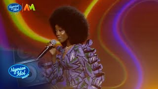 Precious Mac: ‘Umqombothi’ by Yvonne Chaka Chaka – Nigerian Idol | S8 | E8 | Africa Magic Resimi