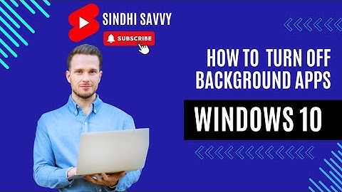 How To Turn Off Background Apps In Windows 10 Background Apps | #backgroundapps #app #windows10