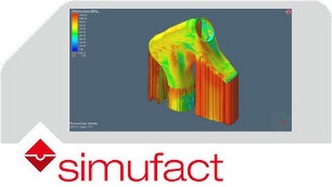 Simulation of residual stress during the additive manufacturing of a head tube | Simufact