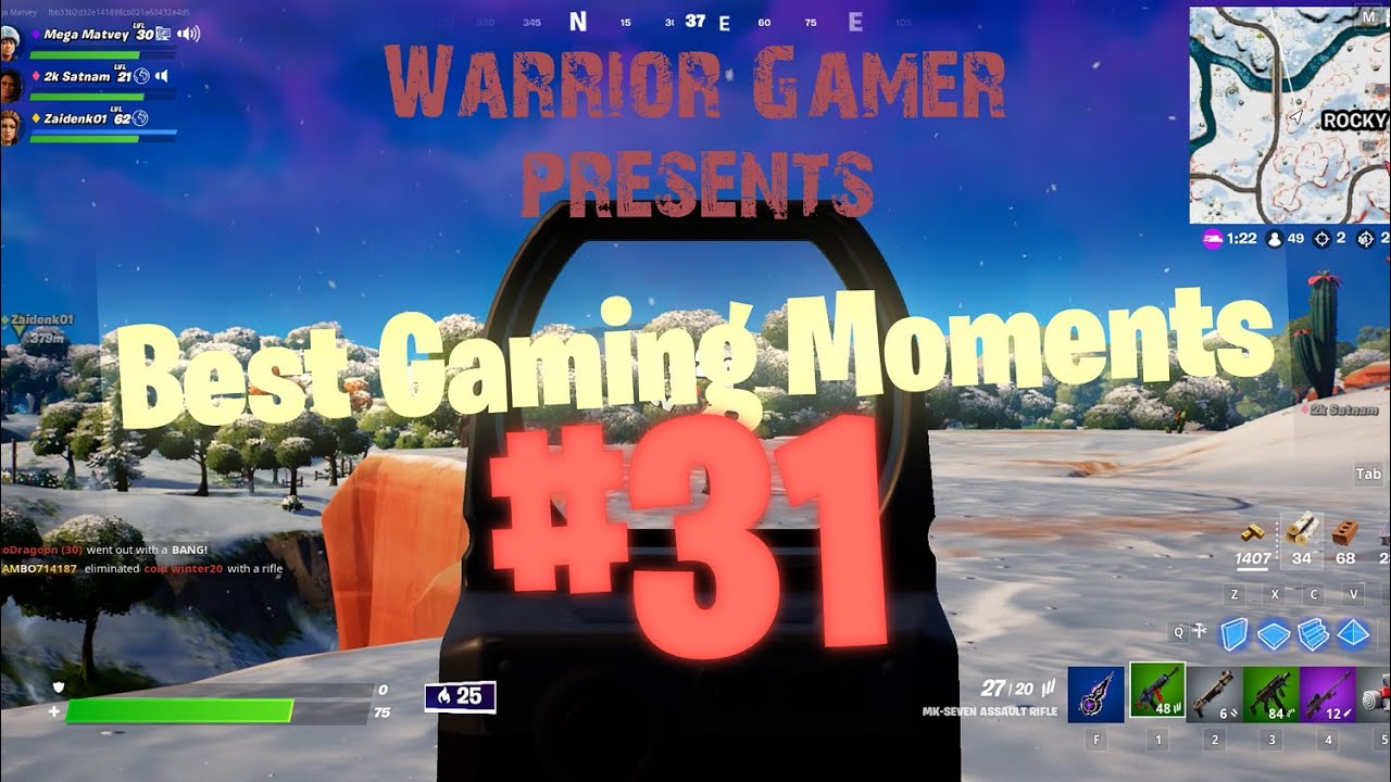 Best Gaming Moments #31 FORTNITE Just ELIMINATION