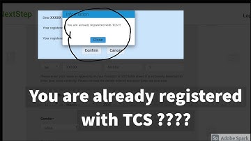 TCS_registration_error  || TCSNextStep_registration_error