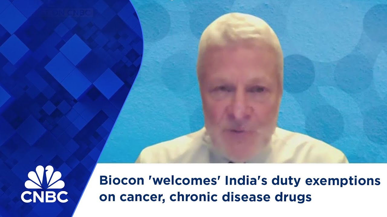 Biocon 'welcomes' India's duty exemptions on cancer, chronic disease drugs