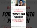 Tutorial Forecast Data Penjualan Secara Otomatis di Microsoft Excel✨