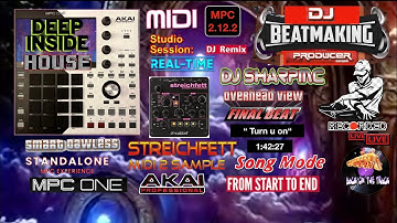 AKAI MPC ONE - #490 House Music MPC 1 ft. Streichfett Song workflow  #DJ_SharpMC_LIVE,#MPC_ONE,#MPC