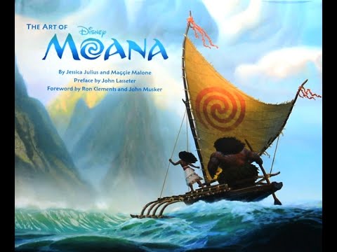 The art of Moana review Oceania Мояна ART BOOK COLLECTION Мояна Книги для вдохновения обзор книги