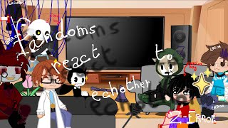 Fandoms react to Error |-| part 2|-| read description |-|angsty