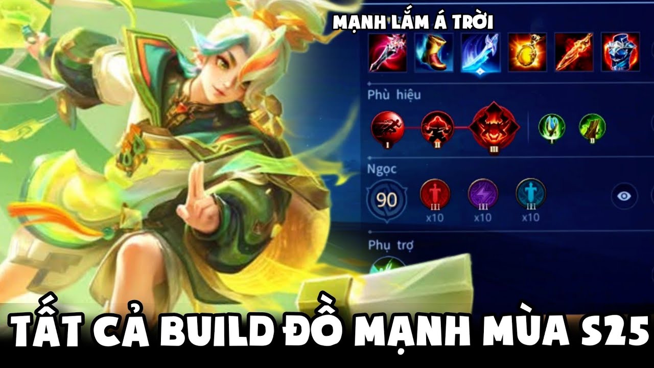 Tổng Hợp Các Build Đồ Siêu Mạnh Cho Yan Để Newbie Và Pro Player Có Thể Áp Dụng Leo Top BXH
