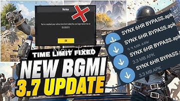 BGMI 3.9 | 6 HOURS TIME LIMITS REMOVED 😱 || BGMI 6 HOURS LIMITS SOLUTION VPN 2025 🔥