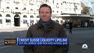 Credit Suisse to borrow around $54 billion from Swiss National Bank