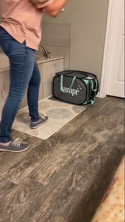 🧺 Space Saving Laundry Basket at Costco! Easily collapses and