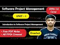 SPM | Unit 1 | Introduction to Software Project Management | SPPU T.E. Comp | ONESHOT