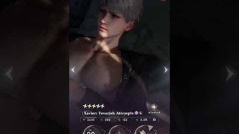 Thumbnail of Xavier Feverish Attempts Love and Deepspace 5 Star Memory Kindled