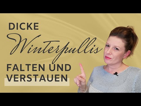 Video: Eine Strickjacke falten – wikiHow