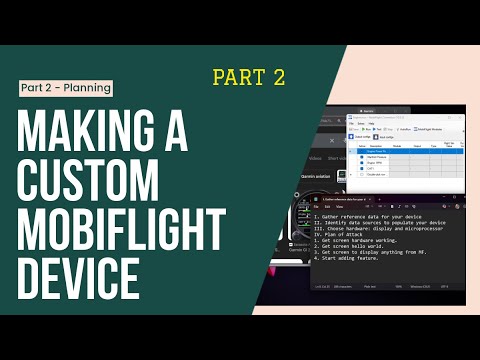 Custom Mobiflight Part 2 - Initial design consideration - YouTube