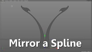 Mirror a Spline Model in Cinema 4D with Symmetry Modifier