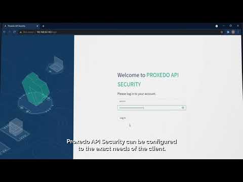 Protection against SQL injection attack with Proxedo API Security