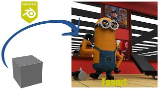 - Blender 3D: Modelando un Minion desde Cero  Speed Modeling - Timelapse