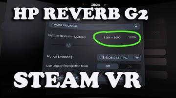 HP Reverb G2 steamvr setting 100% 3164 x 3092?