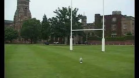 Nicholas Franklin kicks for Future Hope at Rugby S...