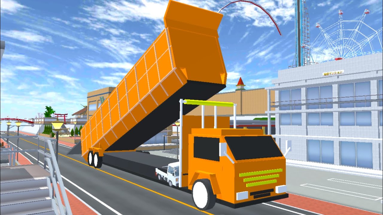 Truk Fuso Muat Semua Mobil di Kota 🤣 sakura school simulator