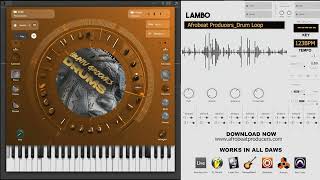 FREE DOWNLOAD Afro House Drum Loop 100% Royalty Free | Afro Drum Sample | Lambo 123BPM wav